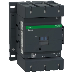   Schneider TeSys AC mágneskapcsoló, 55kW/115A (400V, AC3), csavaros csatlakozás (LC1D115P7)