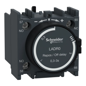 Schneider Electric TeSys D - LADR0 - Ejtéskésleltető segédérintkező blokk, 0,1…3s, csavaros csatlakozás
