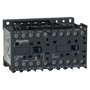   Schneider Electric TeSys K - LC2K0610B7 - Irányváltó mágneskapcsoló 6A, 1 záró, AC, 50/60 Hz