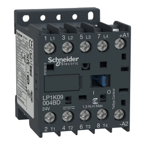 Schneider Electric TeSys K - LP1K09004BD - Mágneskapcsoló 4P AC1/20A 24V DC