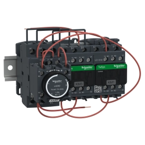   Schneider Electric TeSys D - LC3D180AB7 - 18,5kW (400V) , csillag - delta indító mechanikus retesszel, sínre szerelt