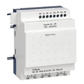   Schneider Electric Zelio Logic - SR3XT141FU - bővítőmodul, 8 DI, 6 DO relés, SR3FU 230 VAC bővíthető vezérlőhöz