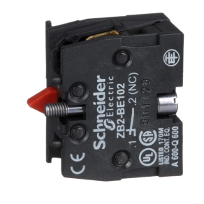   Schneider Electric Harmony XAC - ZB2BE102 - Szimpla, 1 - sebességes , lassú kioldású, N/C
