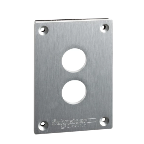 Schneider Electric Harmony XAP, XB2 SL - XAPE302 - Előlemez ny. gomb tokozathoz 2 furat