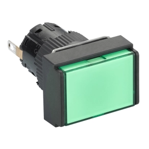   Schneider Electric Harmony XB6 - XB6EDV3BP - Ø16 komplett Jelzőlámpa, négyszögletes, IP65