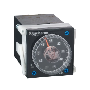   Schneider Electric Harmony Timer Relays - RE48AML12MW - 48x48mm panelre szerelhető multifunkciós időrelé, 2 CO, 5A, 24 - 240VAC/DC 11 tűs