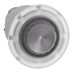   Schneider Electric Harmony XB4 - ZB4BW613 - fém világító nyomógomb fej, Ø22, húzásra kioldó, Ø40 gombafejű, beépített LED-hez, fehér