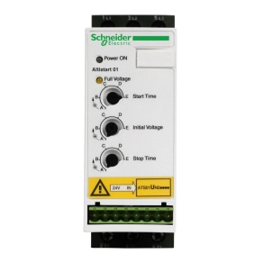   Schneider Electric Altistart 01 - ATSU01N212LT - lágyindító / lágyleállító U - hoz, 12A, 5,5kW, 3f, 200...480VAC