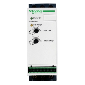 Schneider Electric Altistart 01 - ATS01N109FT - lágyindító, 1f - 230VAC - 9A - 1,1kW / 3f - 400VAC - 9A - 4kW, 1 vezérelt fázis