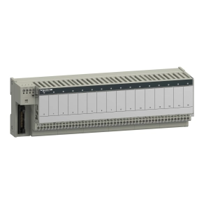 Schneider Electric Modicon ABE7 - ABE7P16F310 - elosztóblokk, SSR relés, 16be digitális csatorna, 2 sorkapocs/csatorna, relé nélkül, PLC leválasztás