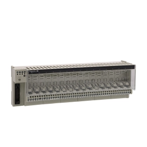 Schneider Electric Modicon ABE7 - ABE7P16F312 - elosztóblokk, SSR relés, 16be digitális csatorna, 2 sorkapocs/csatorna, relé nélkül, PLC leválasztás