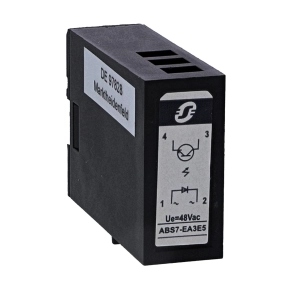 Schneider Electric Modicon ABE7 - ABS7EA3E5 - relé, SSR, bemeneti, tekercs 48 VAC, kimenet 24 VDC, 12mm