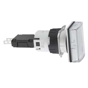   Schneider Electric Harmony XB6 - XB6DV1BB - Ø16 komplett jelzőlámpa, szögletes, fehér