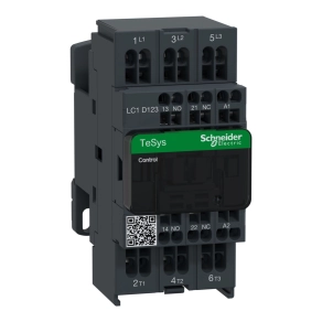   Schneider Electric TeSys D - LC1D123B7 - AC mágneskapcsoló, 5,5kW/12A (400V, AC3) , rugós csatlakozás,1Z+1NY
