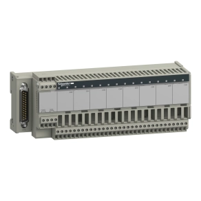 Schneider Electric Modicon ABE7 - ABE7CPA31 - elosztóblokk, 8 csatornás, leválasztott, analóg Quantum/Premium/X80 I/O kártyákhoz, SUB-D25