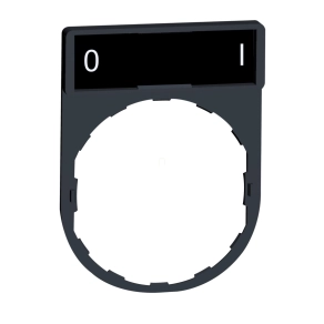   Schneider Electric Harmony XB4 - ZBY2178 - címketartó 30x40 mm, Ø22 készülékekhez, 8x27 mm felirati címkével, O-I