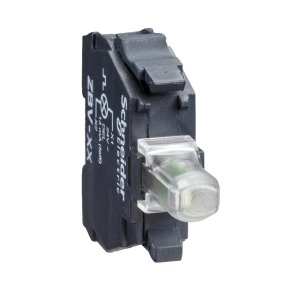   Schneider Electric Harmony XB4 - ZBV18B1 - jelzőlámpa világító modul, LED, villogó, 24VAC/DC, fehér