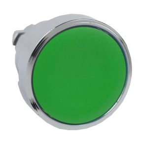   Schneider Electric Harmony XB4 - ZB4BA3TQ - fém nyomógomb fej, Ø22, visszatérő, címkézhető tetővel, zöld
