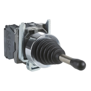   Schneider Electric Harmony XB4 - XD4PA22 - fém joystick, Ø22, 2 irányú, visszatérő, irányonként 1NO, csavaros csatlakozó