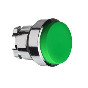   Schneider Electric Harmony XB4 - ZB4BL3 - fém nyomógomb fej, Ø22, kiemelkedő, zöld, visszatérő