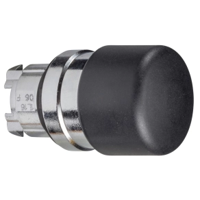   Schneider Electric Harmony XB4 - ZB4BC24 - fém Ø30 gombafejű nyomógomb fej, Ø22, visszatérő, fekete
