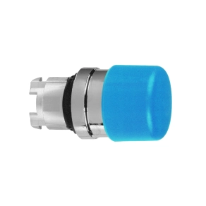   Schneider Electric Harmony XB4 - ZB4BC64 fém Ø30 gombafejű nyomógomb fej, Ø22, visszatérő, kék