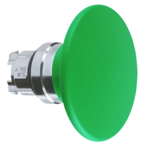   Schneider Electric Harmony XB4 - ZB4BR3 - fém nyomógomb fej, Ø22, visszatérő, Ø60 gombafejű, zöld