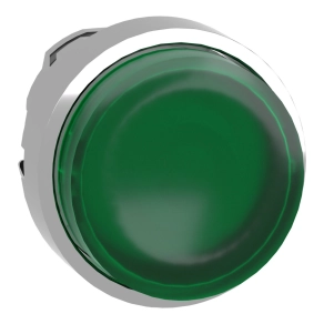   Schneider Electric Harmony XB4 - ZB4BH33 - fém világító nyomógomb fej, Ø22, nyomó-nyomó, kiemelkedő, zöld