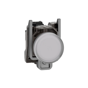   Schneider Electric Harmony XB4 - XB4BVG1 - komplett fém LED jelzőlámpa, Ø22, 120VAC, fehér
