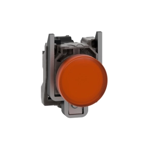   Schneider Electric Harmony XB4 - XB4BVM5 - komplett fém LED jelzőlámpa, Ø22, 230VAC, narancssárga