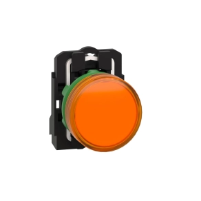   Schneider Electric Harmony XB5 - XB5AVB5 - komplett műanyag LED jelzőlámpa, Ø22, 24VAC/DC, narancssárga