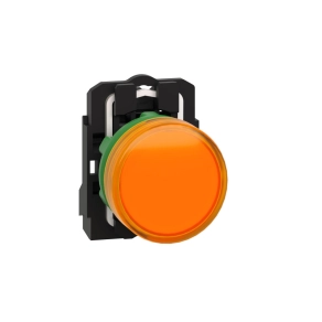   Schneider Electric Harmony XB5 - XB5AVG5 - komplett műanyag LED jelzőlámpa, Ø22, 120VAC, narancssárga