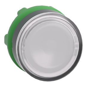 Schneider Electric Harmony XB5 - ZB5AA18 - műanyag nyomógomb fej, Ø22, visszatérő, címkézhető tetővel, fehér