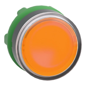 Schneider Electric Harmony XB5 - ZB5AA58 - műanyag nyomógomb fej, Ø22, visszatérő, címkézhető tetővel, sárga