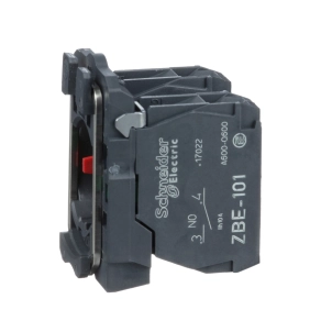 Schneider Electric Harmony XB5 - ZB5AZ105 - műanyag rögzítőaljzat és érintkezőblokk, 1NO+1NC