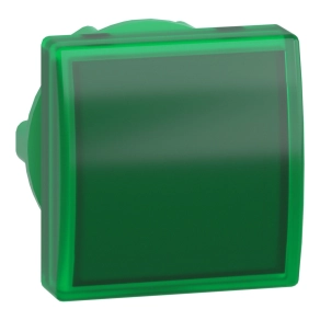   Schneider Electric Harmony XB5 - ZB5CV033 - műanyag négyszög alakú jelzőlámpa fej, Ø22, LED modulhoz, zöld