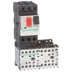 Schneider Electric TeSys - GV2ME06K2BW3 - Komplett irányváltó motorindító 1,6A 24VDC