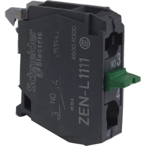   Schneider Electric Harmony XALD - ZENL1111TQ Harmony érintkezőblokk, Ø22 készülékekhez, 1NO, hátsó rögzítés, MOQ: 100db