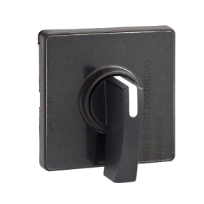   Schneider Electric Harmony K1, K2 - KAD1H - működtető fej 60 x 60 mm - fekete színű - fekete kar - üres:gravírozáshoz előkész.