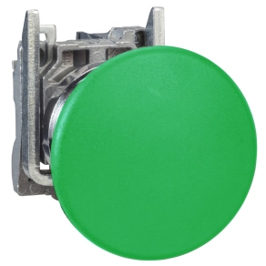   Schneider Electric Harmony XB4 - ATEX D - XB4BC31EX - zöld nyomógomb Ø 22 - gombafejű Ø 40 - 1 NO - ATEX