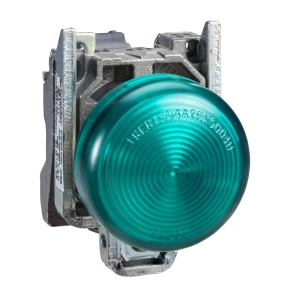   Schneider Electric Harmony XB4 - ATEX D - XB4BVBG3EX - kerek jelzőlámpa Ø 22 - IP65 - zöld - LED - 24..120 V
