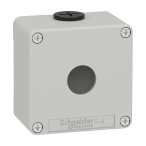   Schneider Electric Harmony XAP, XB2 SL - XAPD1201 - üres, cink ötvözet tokozat, szürke, M20, 22 mm
