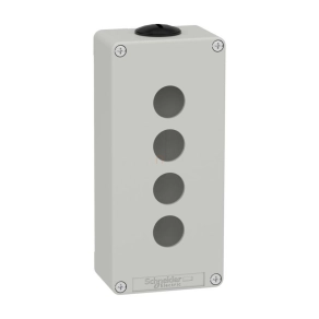   Schneider Electric Harmony XAP - XAPD3204 - üres tokozat, szürke, 4 lyuk, M25