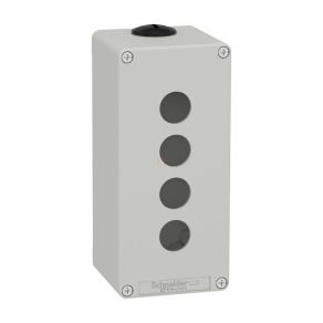   Schneider Electric Harmony XAP - XAPD3504 - üres tokozat, szürke, 4 lyuk, M25