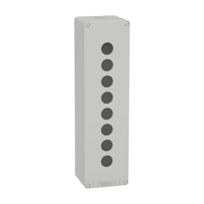   Schneider Electric Harmony XAP - XAPD5508 - üres tokozat, szürke, 8 lyuk, M32