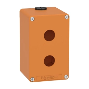   Schneider Electric Harmony XAP - XAPO2502 - üres tokozat, narancs, 2 lyuk, M20