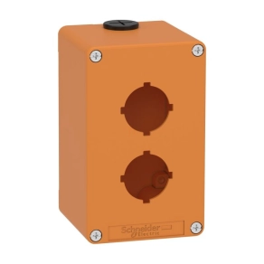   Schneider Electric Harmony XAP - XAPO2602 - üres tokozat, narancs, 2 lyuk, M20
