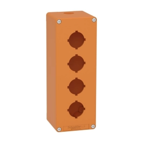   Schneider Electric Harmony XAP - XAPO4604 - üres tokozat, narancs, 4 lyuk, M25