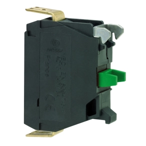   Schneider Electric Harmony XB4 - ZBE1016P3 - érintkező blokk, 1NO, IP5X, aranyozott alacsonyszintű érintkezők, csavaros csatlakozó lapos vezetékhez