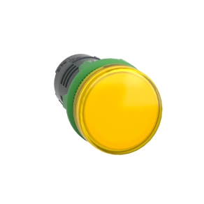   Schneider Electric Harmony XB5 - XB5EVB8 - műanyag monolitikus LED jelzőlámpa, Ø22, 24VAC/DC, sárga